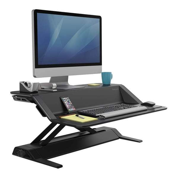 fellowes lotus sit stand workstation