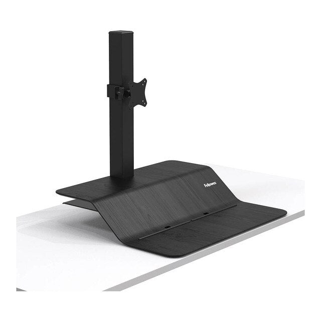 fellowes lotus ve single monitor sit stand workstation