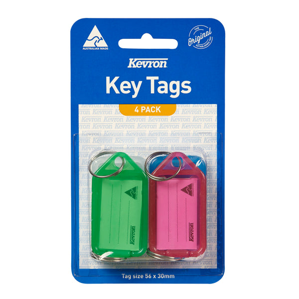 kevron id5 keytags assorted pack of 4