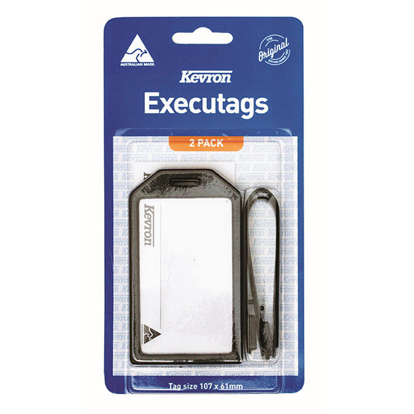 kevron executag black pack of 2