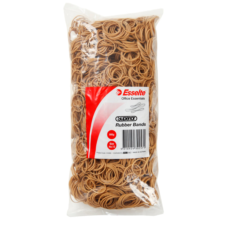 esselte superior rubber bands 500gm bag