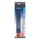 General's Classic Graphite Drawing Pencils Set of 4 with Eraser & Sharpener