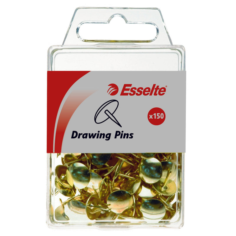 esselte pins drawing brass pack of 150