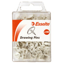 esselte drawing pins colourd pack of 100