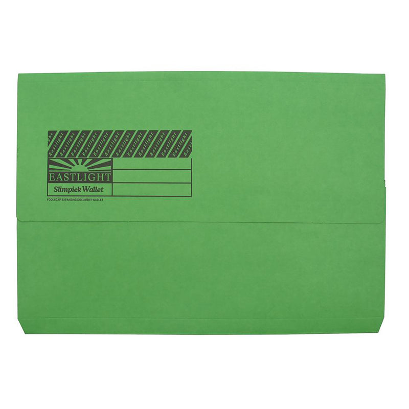 eastlight slimpick document wallet fc - pack of 10