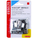 esselte nalclip refills steel pack of 50