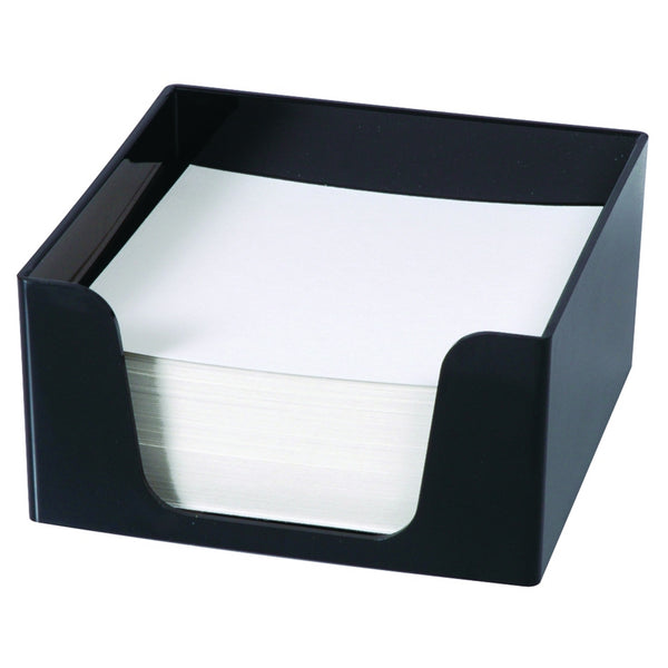 esselte sws memo cube with 500 sheets black