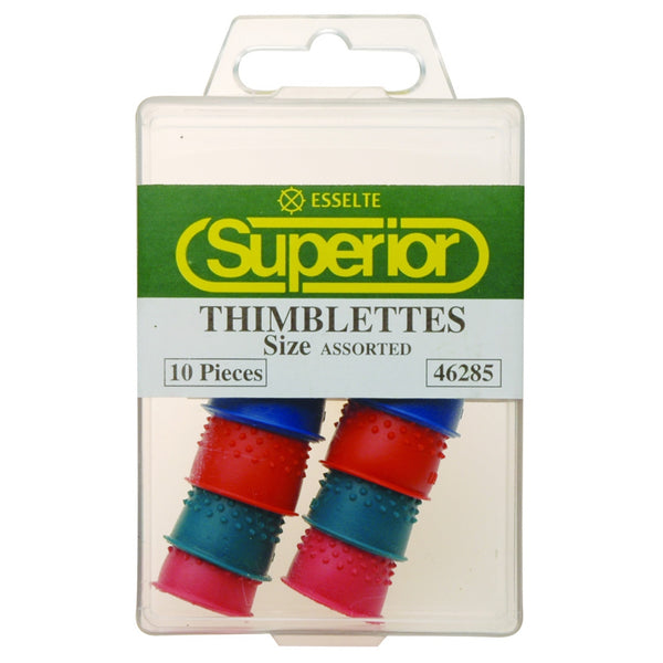 esselte superior thimblettes assorted box of 10