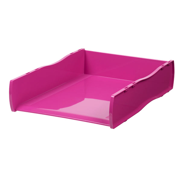 esselte nouveau document tray#colour_PINK