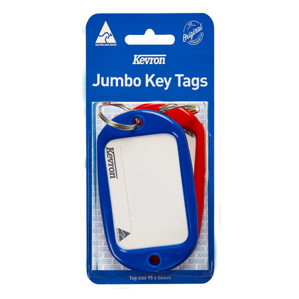 kevron id10 jumbo keytags assorted pack of 2