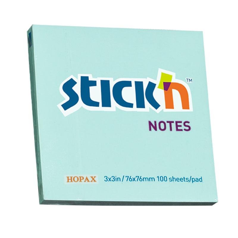 STICK'N NOTES 76X76MM 100 SHEET PAD