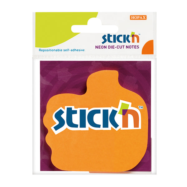 Stick'n Die Cut Notes Thumb 70x70mm 50 Sheets