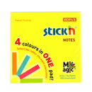 Stick'n Notes Magic Pad 76x76mm 100 Sheets 4 Colours