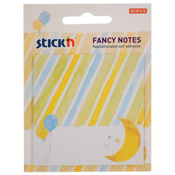 Stick'n Fancy Notes Moon 76x76mm 30 Sheets