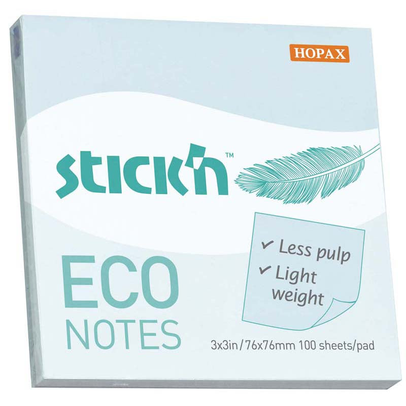 Stick'n Eco Pastel 76x76mm 100 Sheets