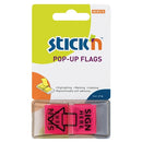 Stick'n Pop Up Flags Sign Here 45x25mm 50 Sheets