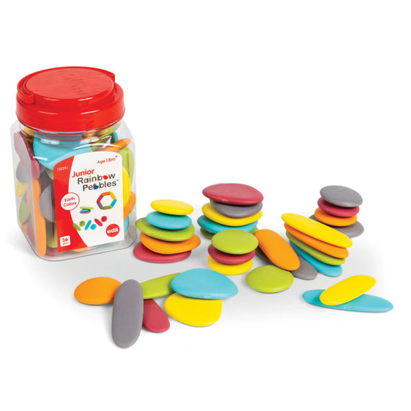 EDX Rainbow Pebbles Junior Earth Colours 36 Pieces