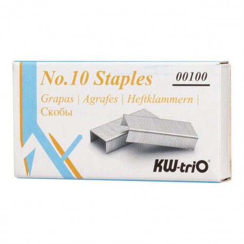 kw-trio staples no.10 box of 1000