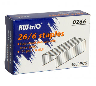 kw-trio staples 26/6 box#Pack Size_PACK OF 1000