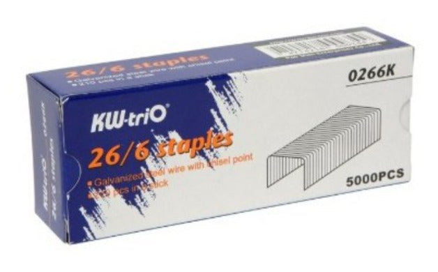 kw-trio staples 26/6 box
