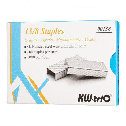 kw-trio staples 13/8 box of 1000
