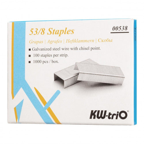 kw-trio staples 53/8 box of 1000