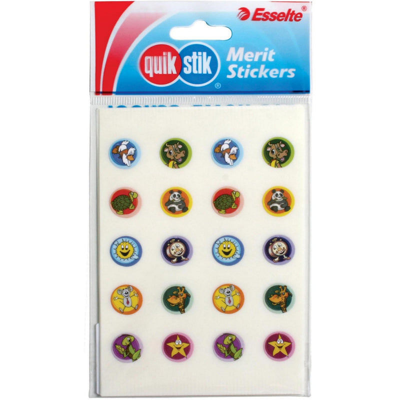 quikstik merit stickers character gloss 13mm
