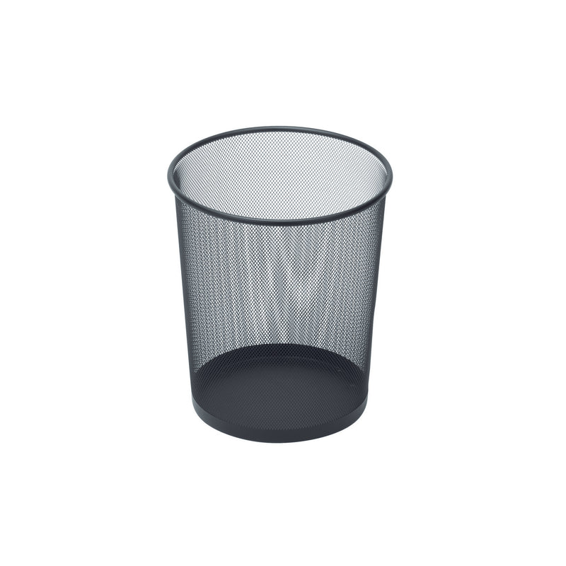 esselte metal mesh waste bin black