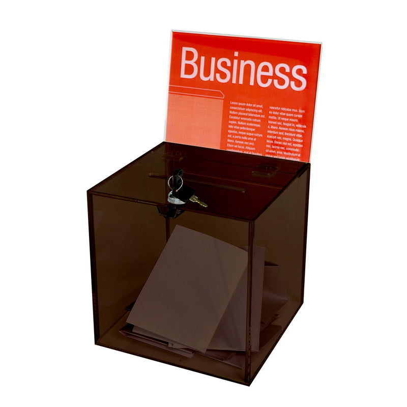 esselte ballot box small smoke