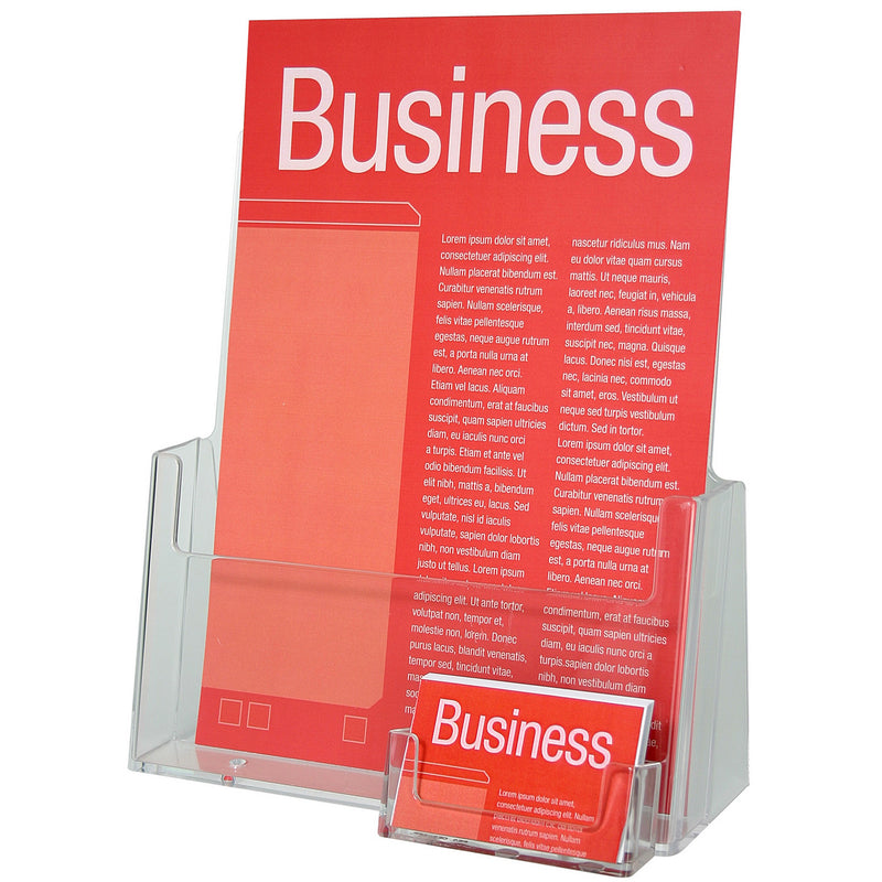 esselte brochure holder free a4 & business card