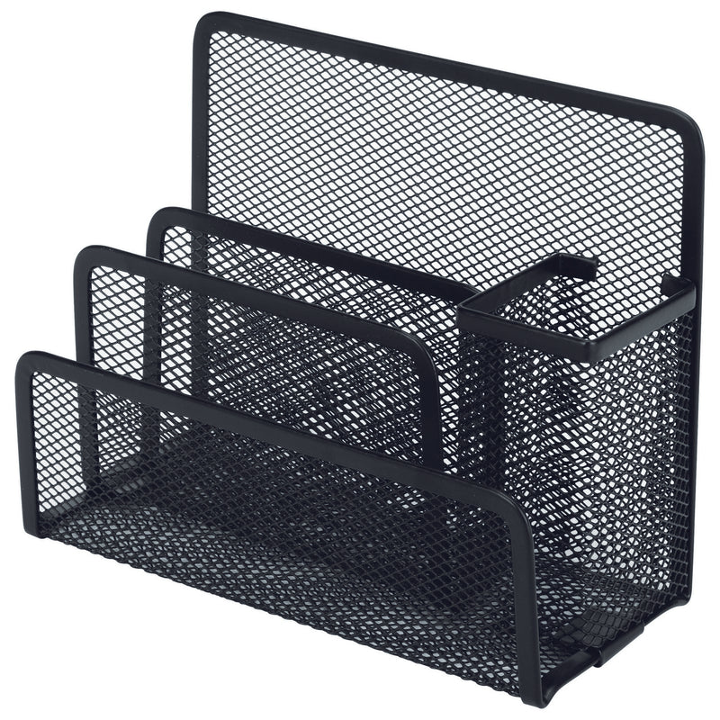 esselte mesh desk organiser black