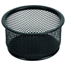 esselte metal mesh paper clip hold black