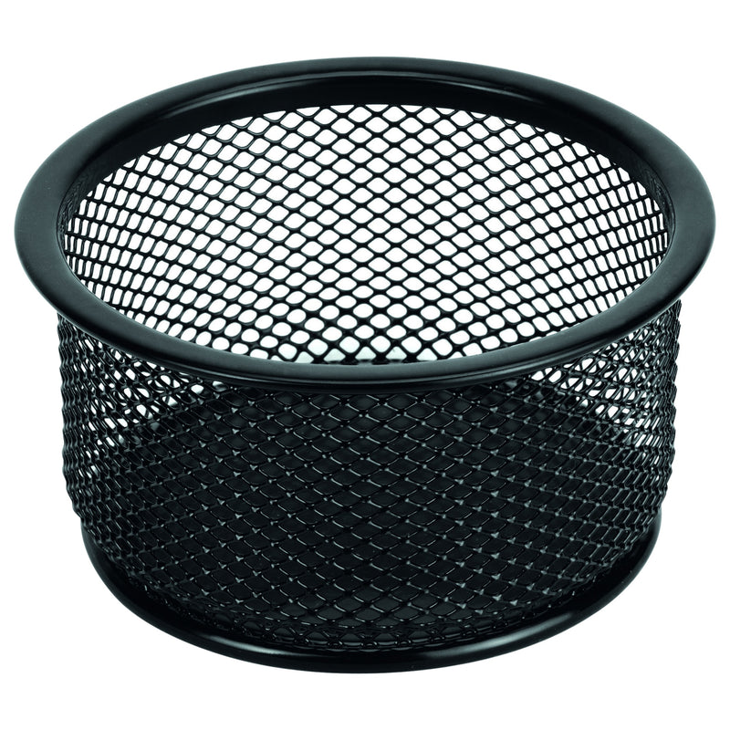 esselte metal mesh paper clip hold black