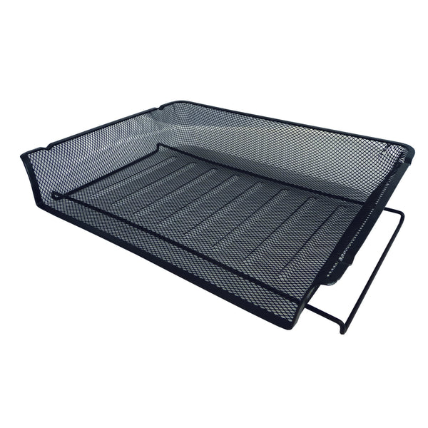 esselte mesh document tray a4 landscape black