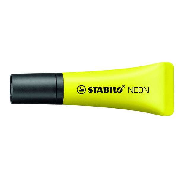 stabilo neon highlighter box of 10#Colour_YELLOW