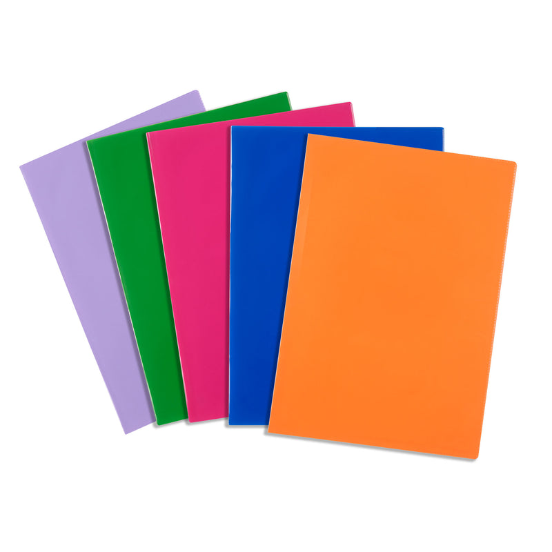 contact book sleeves solids 9x7 pack of 5