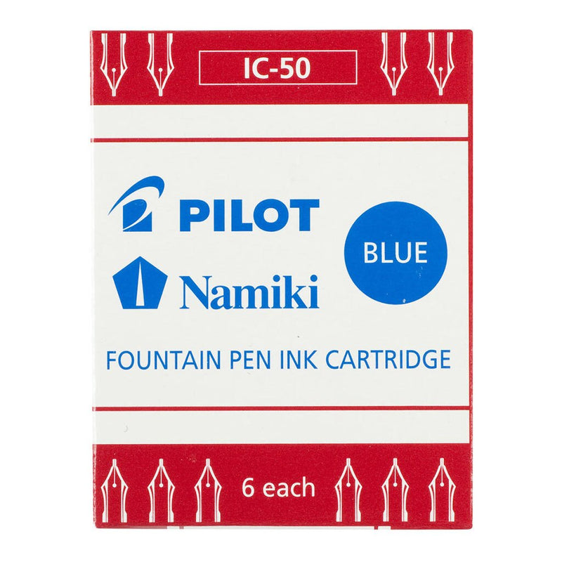 pilot fountain pen ink cartridge BLUE PACK OF  6
