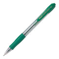 pilot super grip ballpoint medium#colour_GREEN