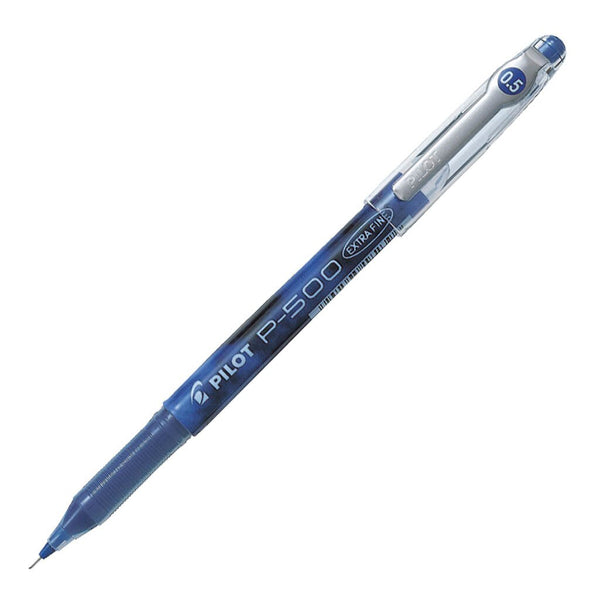 pilot p500 gel extra fine rollerball pen#colour_BLUE