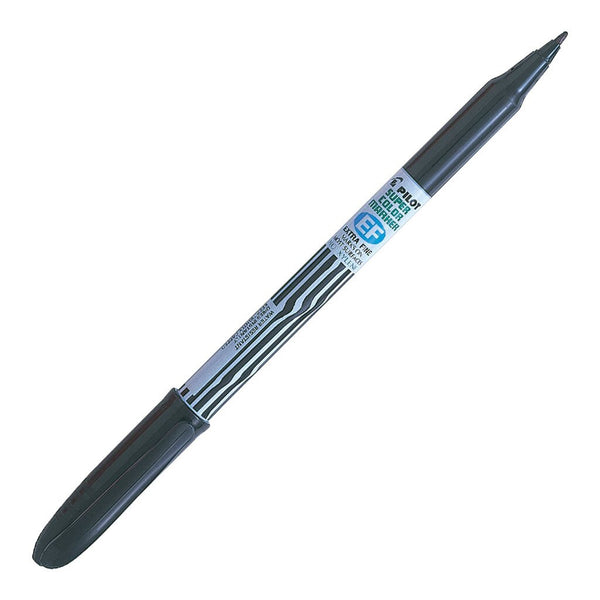 pilot super colour permanent marker extra fine black