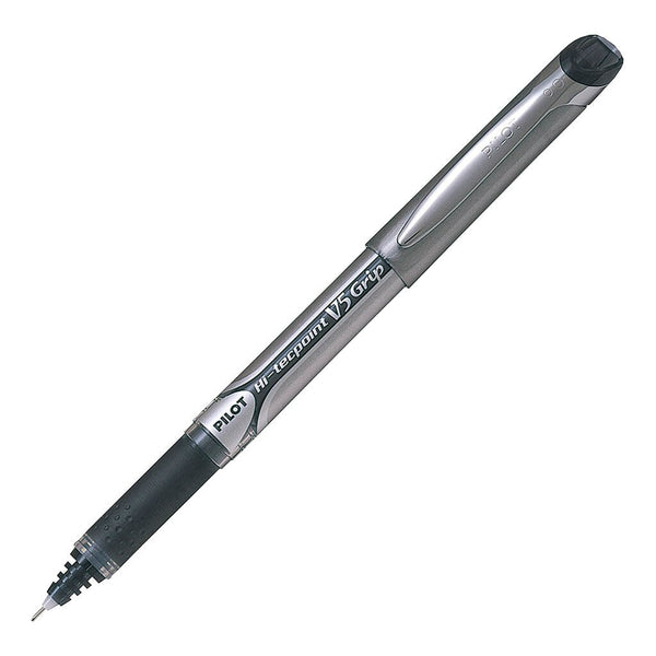 pilot hi-tecpoint v5 grip rollerball EXTRA FINE pen#colour_BLACK