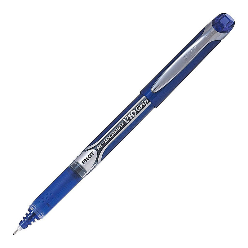 pilot hi-tecpoint v10 grip rollerball pen broad