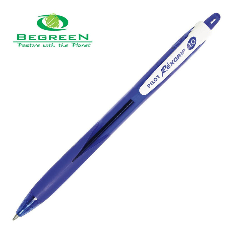 pilot begreen rexgrip ballpoint pen medium