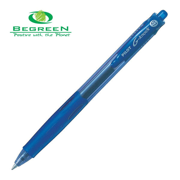 pilot begreen g-knock gel fine pen#colour_BLUE