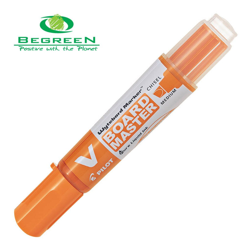 PILOT BEGREEN V BOARD WHITEBOARD MARKER CHISEL - PACK OF 10