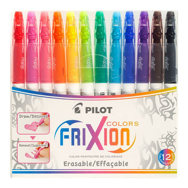 Pilot Frixion Colours Erasable Markers Assorted Pack Of 12#Pack Size_PACK OF 12