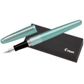 pilot mr3 fountain pen FINE#colour_METALLIC AQUA BLUE