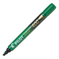 pilot sca 400 permanent marker chisel#colour_GREEN