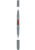 Uni Prockey Marker Dual Tip Pen 0.4/0.9mm#Colour_GREY