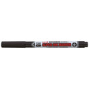 Uni Super Ink Capped 0.9mm Black Permanent Marker